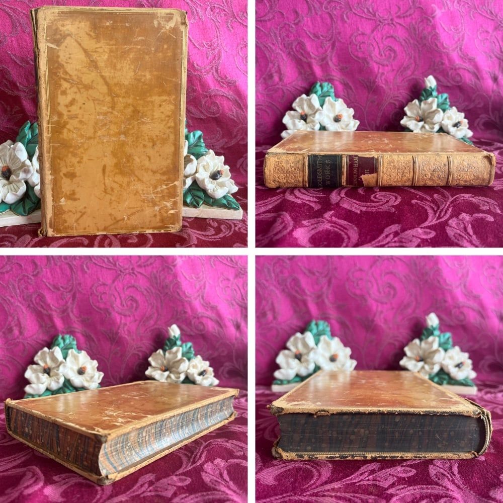 1854 The Works of Oliver Goldsmith Vol. III, Antique Book, Publisher John Murray - Picture 2 of 10